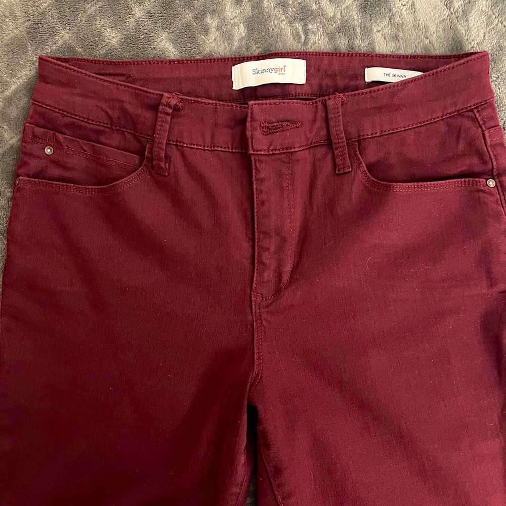 Skinnygirl skinny jeans.